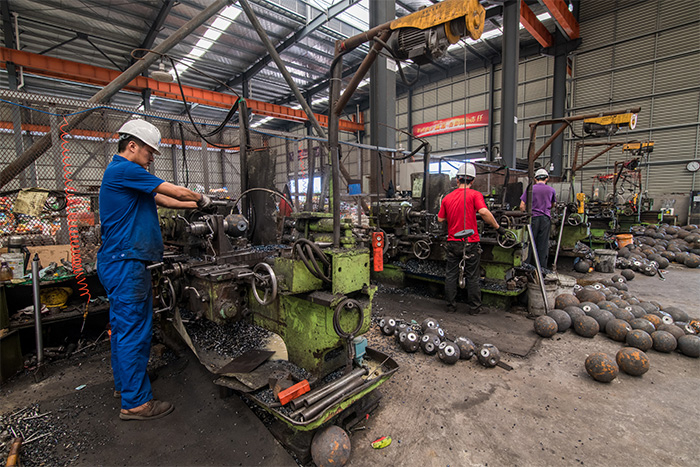 南平网架配件车间